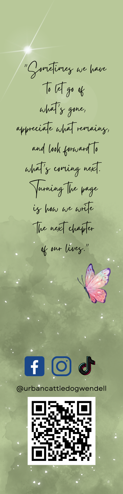 Bookmark - Sunflowers & New Beginnings