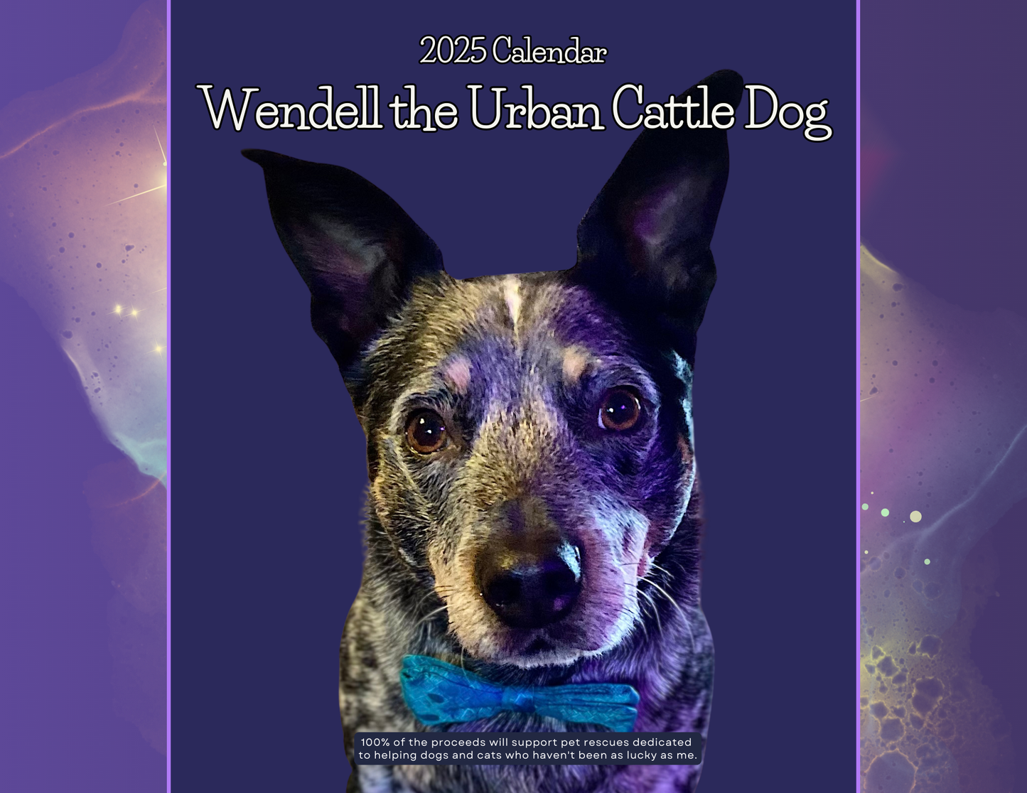 Calendar 2025 - Wendell the Urban Cattle Dog